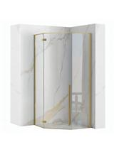 Душ кабина Rea DIAMOND 100x100 BRUSH GOLD