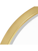 LUSTRO ŚCIENNE LED OVL 50x100cm Złote