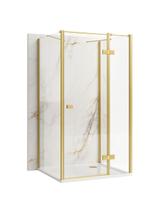 Shower enclosure Rea Atlas 80x90 Brush Gold