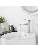 Bateria Umywalkowa Rea Foss nikiel szczotkowany Inox niska