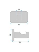 Wieszak łazienkowy Nico 5905 Złoty
