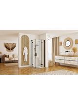 Kabina Prysznicowa REA Hugo Double Czarna 90x90