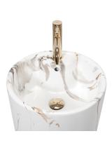 Umywalka Ceramiczna Wolnostojąca Blanka Marble Marmur