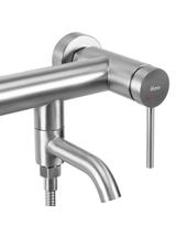 Bateria wannowa REA Clif Nikiel szczotkowany Inox