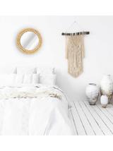 LUSTRO ŚCIENNE BOHO 36CM KLNA-MR01