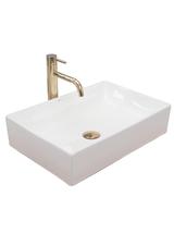 Πάγκος νιπτήρας REA Inga White Μ 51 Π 34,5 Υ 12 cm