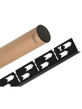 Listwa spadkowa brodzikowa 100cm Czarna