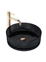 ΝΙΠΤΗΡΑΣ  //  Rea Ingrid 36 Black //  Διάμετρος 45 cm Y: 12 cm/ 39.5 x 39.5 cm