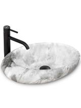 Umywalka nablatowa Rea Roxy C Stone L.GREY