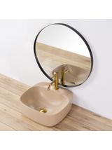 Umywalka nablatowa Rea Luiza 42 Beige MAT