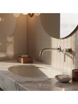 Bateria Umywalkowa Podtynkowa Rea Foster Nikiel Szczotkowany