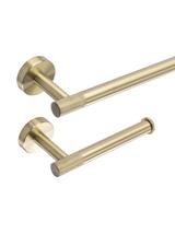 Juego de accesorios de baño GRID Brush Gold 4 piezas