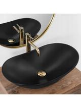 Umywalka nablatowa Rea Royal 60 Black Mat
