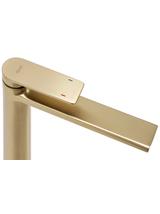 Βρύση νιπτήρα REA VERSO Brush Gold, Brushed Gold, High