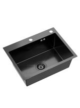 Zlewozmywak stalowy LUKE 110 WORKSTATION Czarny