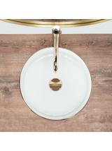Umywalka nablatowa Rea Sami Gold Edge