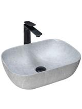Umywalka nablatowa Rea Livia Grey Mat