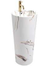 Umywalka Ceramiczna Wolnostojąca Blanka Marble Marmur