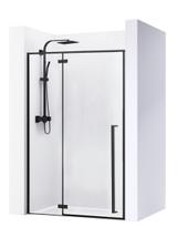 Drzwi prysznicowe FARGO BLACK MAT 110