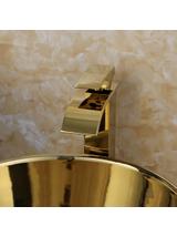 Umywalka nablatowa Rea Sofia Gold