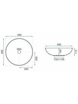 Umywalka nablatowa Rea Peru