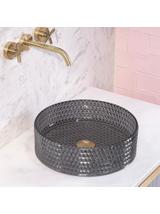 Umywalka nablatowa Rea Cristal Black