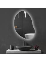 LED sienas spogulis 80x60cm CLOUD C