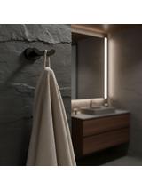 Wieszak łazienkowy Til 105 Czarny