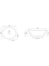 Countertop washbasin REA Sofia Mini Kashmir