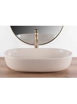 Umywalka nablatowa Rea CLEO 61 BEIGE MATT
