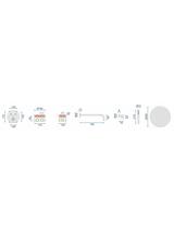 Zestaw Prysznicowy Podtynkowy z termostatem LUNGO MILER CHROM + BOX