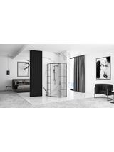 Kabina Rea HEX Black 80x80 Prysznicowa