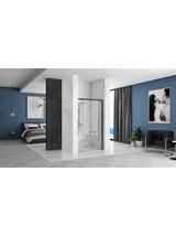 Drzwi prysznicowe SOLAR BLACK MAT 140