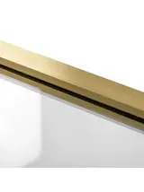 Sprchovací kút Rea Atlas 120x90 Brush Gold