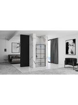 Drzwi prysznicowe Rea Molier Black 100