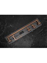 Kylpyhuonetarvikesetti Rio Brush Copper 4 osaa