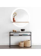 LUSTRO ŚCIENNE LED Z PÓŁKĄ 60cm 102