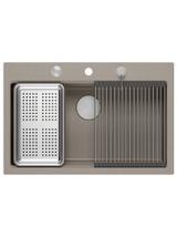 Zlewozmywak granitowy MARC 110 WORKSTATION beż