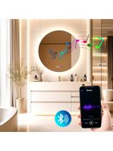 LUSTRO ŚCIENNE LED Z BLUETOOTH 60cm ROUND