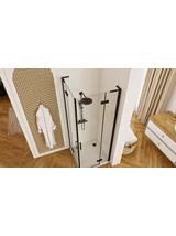 Kabina Prysznicowa REA Hugo Double Czarna 90x90