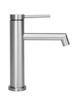 Bateria Umywalkowa Rea Foss nikiel szczotkowany Inox niska