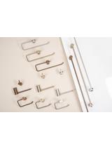 Vannas istabas pakaramais 9710 Prism Brush Nickle