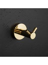 Wieszak łazienkowy Dwuramienny 5605 Leo Złoty