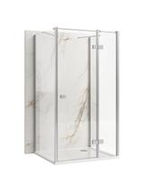 Shower enclosure Rea Atlas 100x80 Chrome