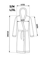 Szlafrok Damski DIAMOND Ecru S/M