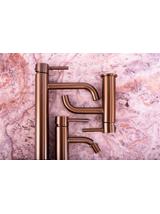 Σετ κρυφής μπανιέρας και ντους Rea Lungo, Copper Brush + BOX