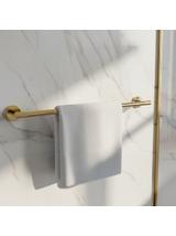 Bathroom Accessories Set GRID Gold 4 Pieces