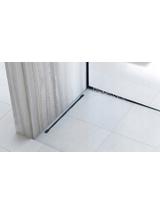 Listwa spadkowa brodzikowa 140cm Czarna