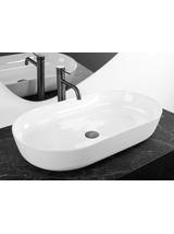 Umywalka nablatowa Rea Cleo 71 White