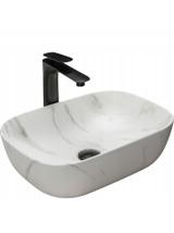 Umywalka nablatowa Rea Belinda Marble Marmur Mat